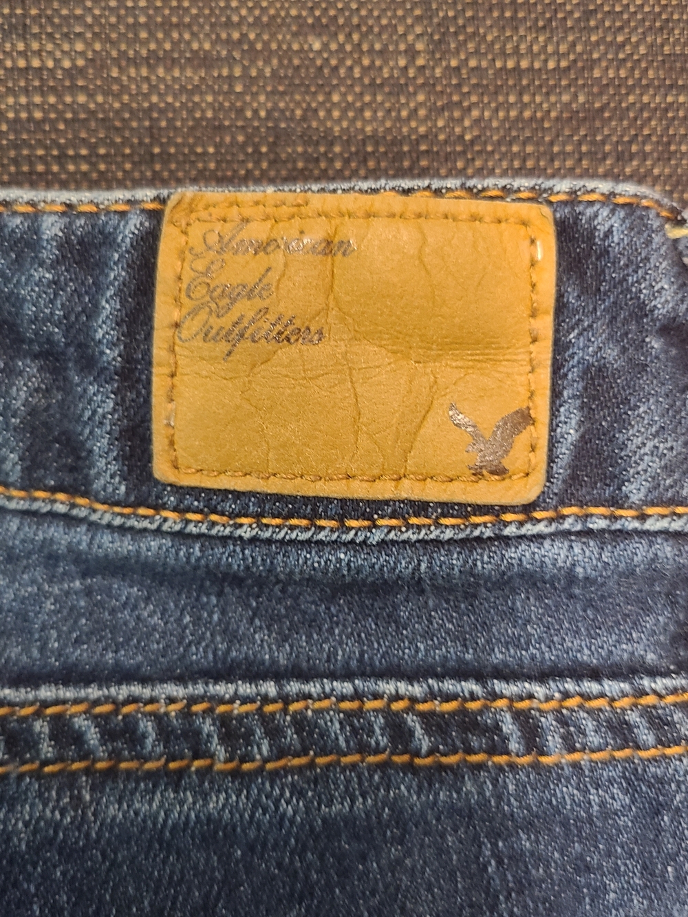 American Eagle, Sz 4, Skinny Stretch Low Rise Medium Wash Denim Jeans Soft - Picture 9 of 11